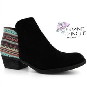 EMILEE IS MY BEST FRIEND black ankle boot